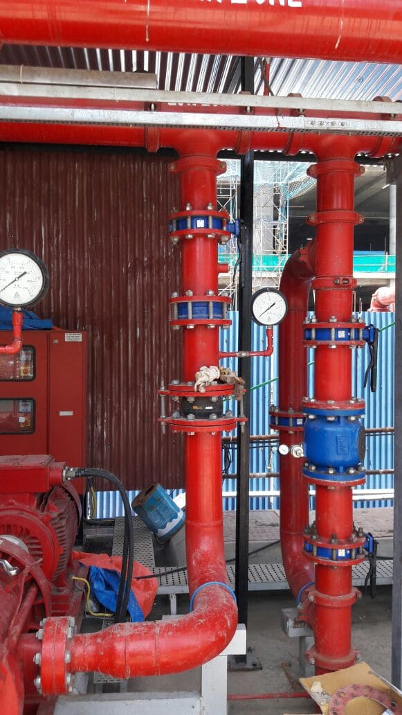 Rubber Expansion Joint in Pump Room